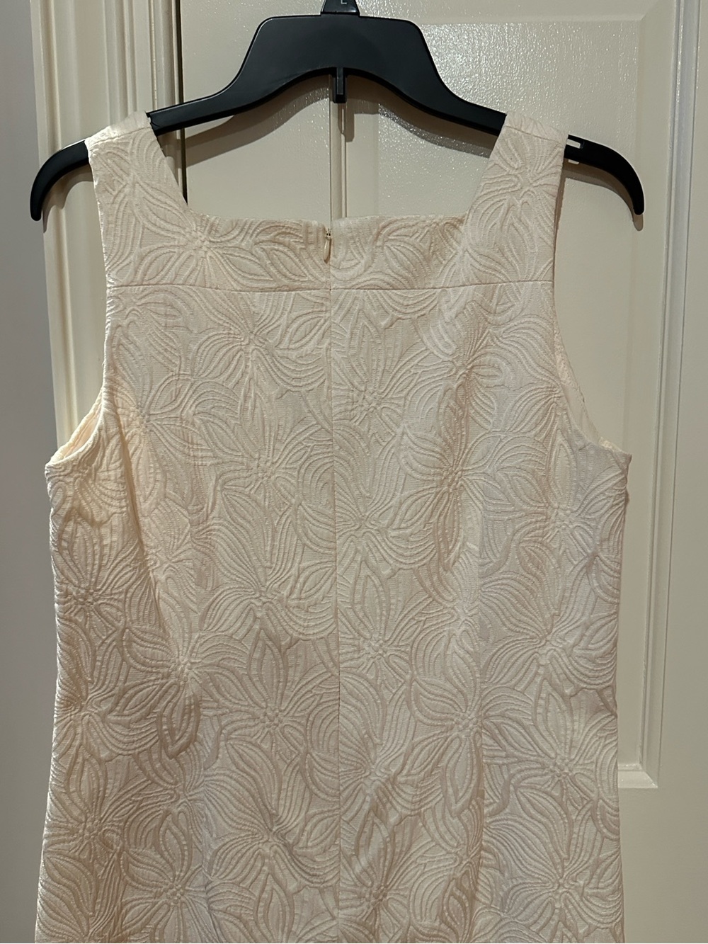 Evan Picone Ivory Textured Dress - Picture 3 of 8